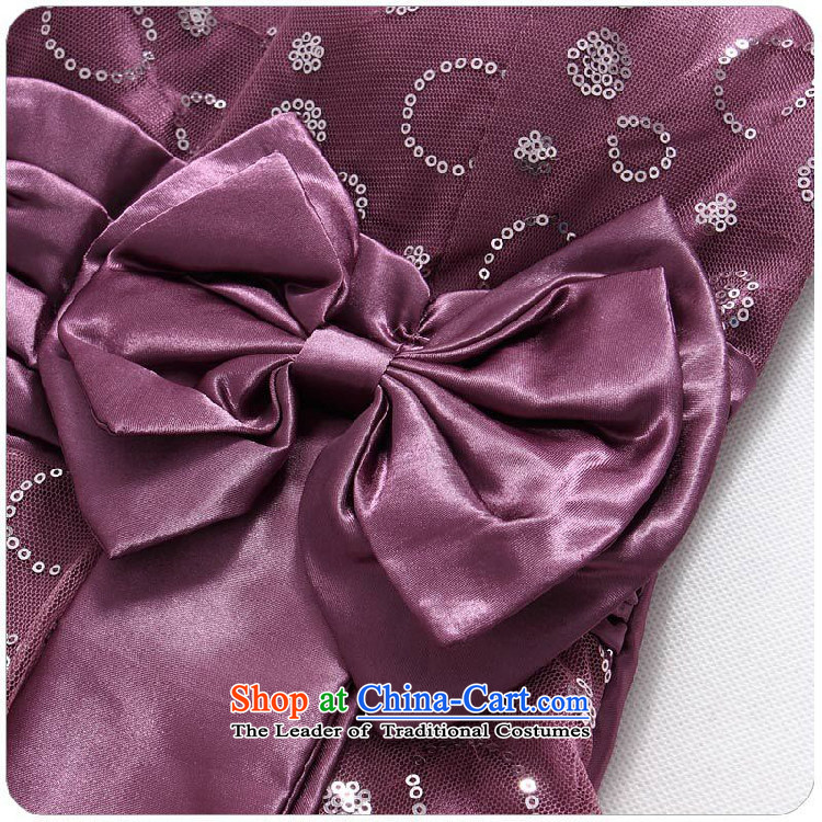 Hiv has chaired qi evening performances on the evening dress is a Bow Tie Straps T9838A-1 dress purple XXXL small pictures, prices, brand platters! The elections are supplied in the national character of distribution, so action, buy now enjoy more preferential! As soon as possible.
