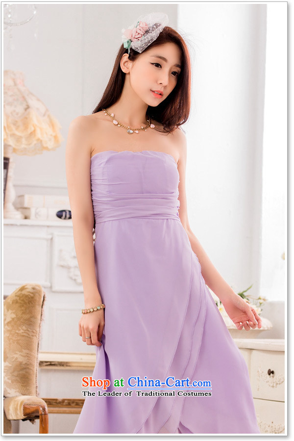 Hiv has a bright and elegant Qi Chest Foutune of Princess skirt omelet before large chiffon dress dresses T9833A-1 PURPLE XXL picture, prices, brand platters! The elections are supplied in the national character of distribution, so action, buy now enjoy more preferential! As soon as possible.