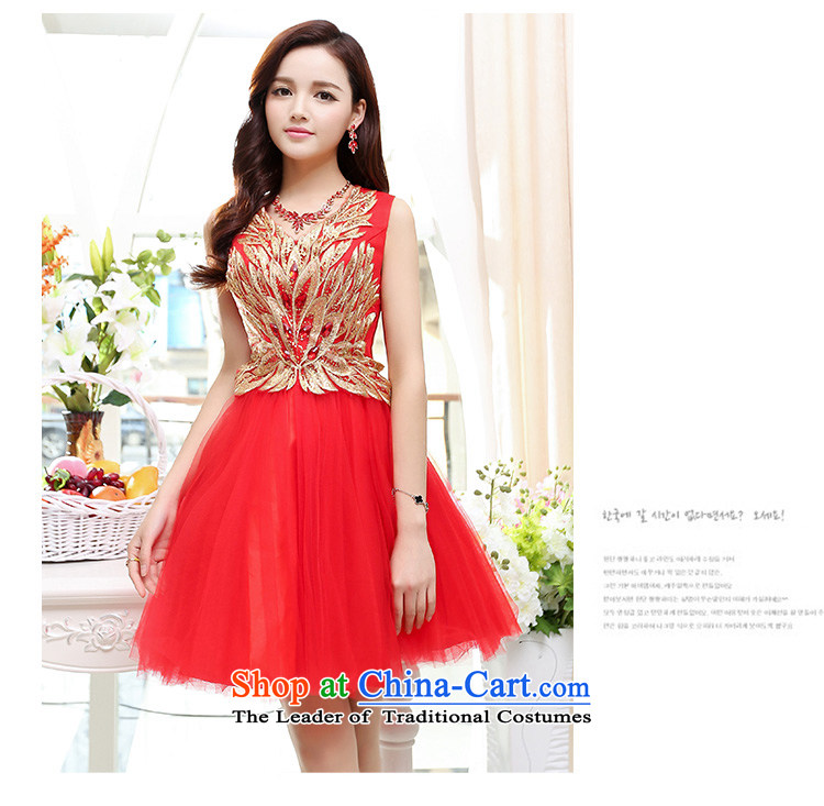 Involving summer-hee Nga 2015 new female Korean fashion sleeveless V-Neck bride wedding dresses bridesmaid skirt Blue M picture, prices, brand platters! The elections are supplied in the national character of distribution, so action, buy now enjoy more preferential! As soon as possible.