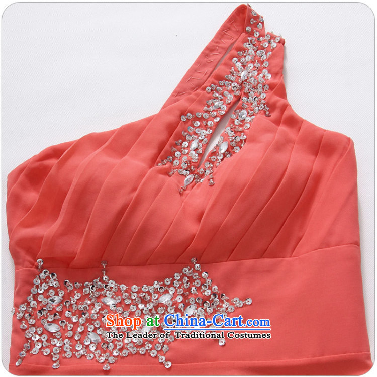 Hiv has been qi high-end dinner performances conducted dress stylish shoulder manually staple pearl chiffon long evening dresses T9633A-1 ORANGE XL Photo, prices, brand platters! The elections are supplied in the national character of distribution, so action, buy now enjoy more preferential! As soon as possible.