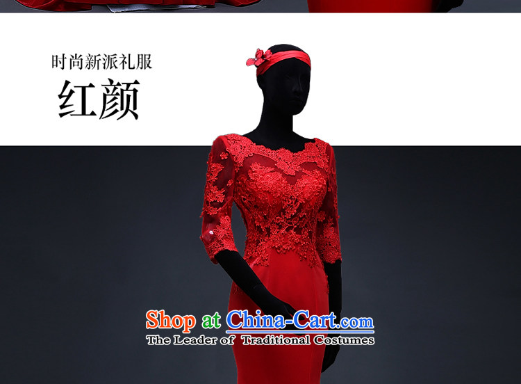 Hillo XILUOSHA) bridal dresses Lisa (2015 Spring word lace bows to shoulder in the Cuff tail red bows services crowsfoot chinese red M picture, prices, brand platters! The elections are supplied in the national character of distribution, so action, buy now enjoy more preferential! As soon as possible.
