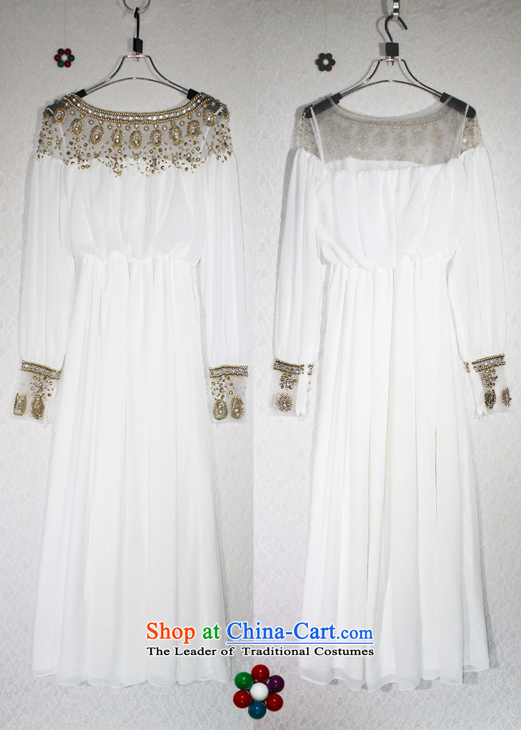 Admissibility Lin bridal dresses bridesmaid dress summer 2015, summer new women's luxury diamond studs pearl white sin dresses banquet dinner dress White M picture, prices, brand platters! The elections are supplied in the national character of distribution, so action, buy now enjoy more preferential! As soon as possible.