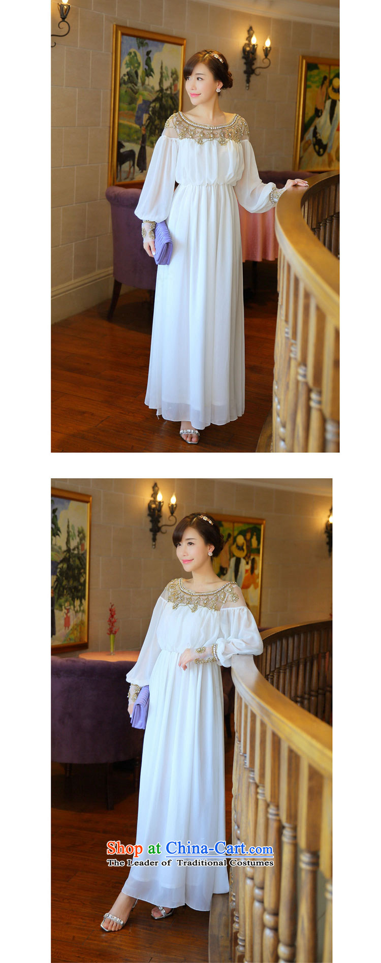Admissibility Lin bridal dresses bridesmaid dress summer 2015, summer new women's luxury diamond studs pearl white sin dresses banquet dinner dress White M picture, prices, brand platters! The elections are supplied in the national character of distribution, so action, buy now enjoy more preferential! As soon as possible.