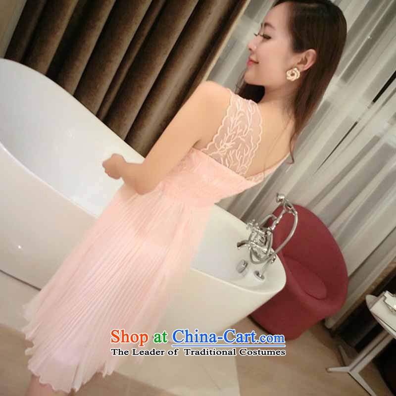 The United States 2015 Summer Snow, Heavy Industry on chip aristocratic foutune temperament Sau San chiffon lace dresses hundreds pleated skirts bridesmaid dress skirt Pink Pink , L, snow, 620-mi (SWIMELL) , , , shopping on the Internet