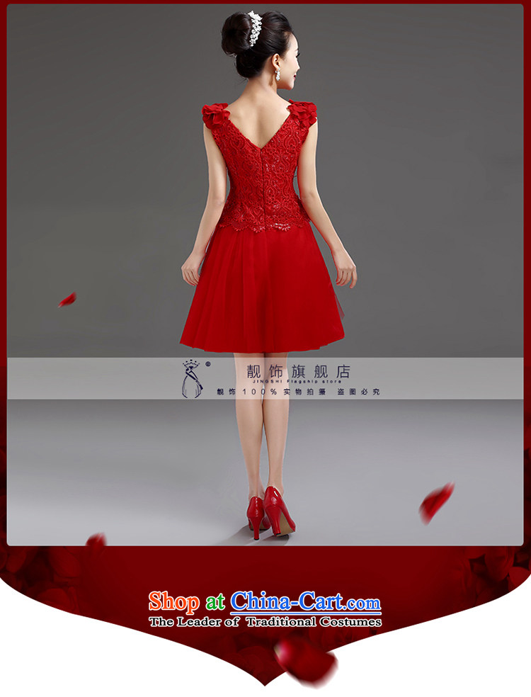 The new 2015 International Friendship bridesmaid short of small dress skirt bride evening dress shoulders shoulder short, lace princess skirt RED M picture, prices, brand platters! The elections are supplied in the national character of distribution, so action, buy now enjoy more preferential! As soon as possible.