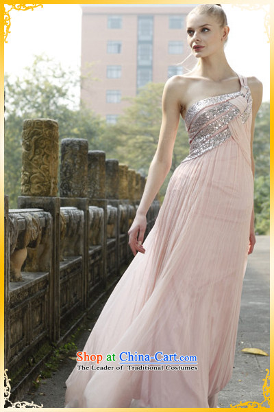 Creative Fox evening dresses pink shoulder and sexy back dress Beveled Shoulder long wedding dress banquet services under the auspices of the annual bows dress dresses 80168 pink M pictures, prices, brand platters! The elections are supplied in the national character of distribution, so action, buy now enjoy more preferential! As soon as possible.