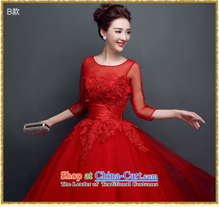 A field with shoulder chest wedding dresses new summer red lace long marriages bows service, evening dresses pleasant bride red C, XXL picture, prices, brand platters! The elections are supplied in the national character of distribution, so action, buy now enjoy more preferential! As soon as possible.