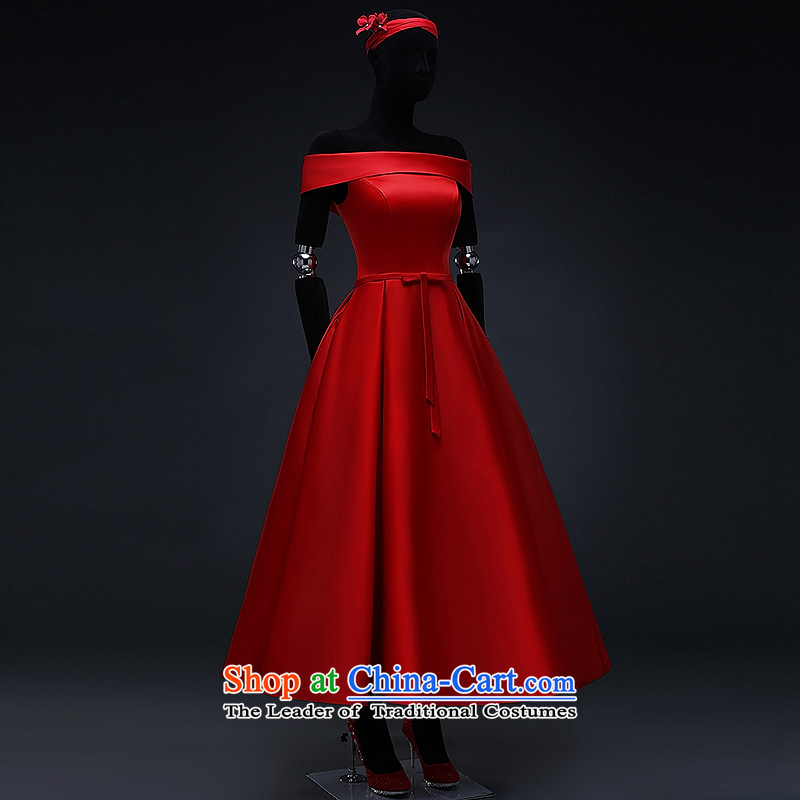 Hillo XILUOSHA) Lisa (red satin wedding dress 2015 Spring bridal dresses bon bon skirt bows in marriage long chinese red , L HILLO Lisa (XILUOSHA) , , , shopping on the Internet
