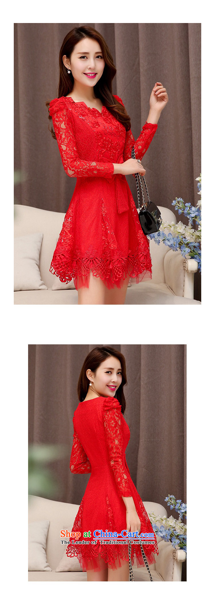 However, the spring and summer of 2015, the bride services new long-sleeved red in long wedding dress marriage evening dress the lift mast to female red XXL picture, prices, brand platters! The elections are supplied in the national character of distribution, so action, buy now enjoy more preferential! As soon as possible.