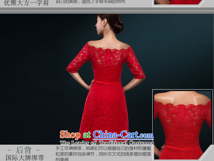 Hillo Lisa (XILUOSHA) booking wedding-dress Sau San service of bows bride Summer 2015 new stylish wedding dresses women and one small shoulder RED M Pictures field, prices, brand platters! The elections are supplied in the national character of distribution, so action, buy now enjoy more preferential! As soon as possible.