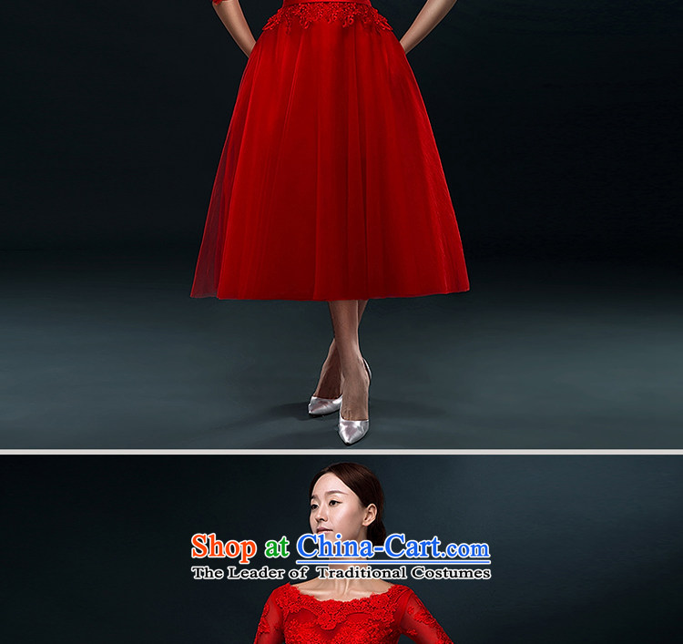 Hillo Lisa (XILUOSHA) booking wedding dress bride in the long, bows wedding dress in female banquet dress cuff 2015 new winter chinese red M picture, prices, brand platters! The elections are supplied in the national character of distribution, so action, buy now enjoy more preferential! As soon as possible.