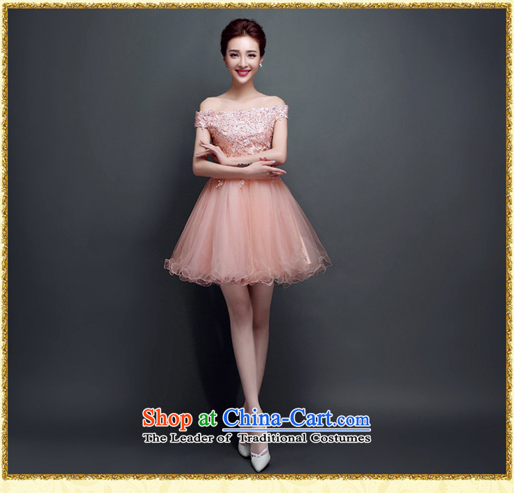 In spring and summer 2015 new bridesmaid small dress the word skirt short, bows to shoulder the girl evening performances wedding dress pleasant bride champagne color A S picture, prices, brand platters! The elections are supplied in the national character of distribution, so action, buy now enjoy more preferential! As soon as possible.