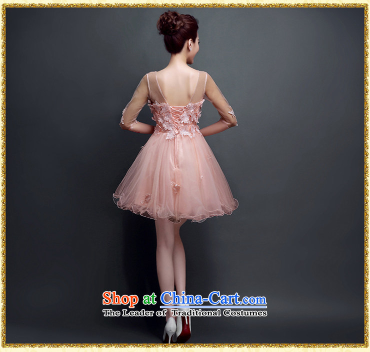 Summer 2015 new bridesmaid small dress the word skirt short) bows services shoulder evening dinner reception female wedding dresses pleasant bride meat pink S picture, prices, brand platters! The elections are supplied in the national character of distribution, so action, buy now enjoy more preferential! As soon as possible.