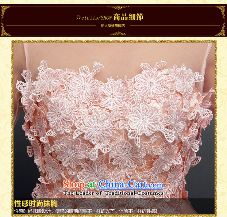 Summer 2015 new bridesmaid small dress the word skirt short) bows services shoulder evening dinner reception female wedding dresses pleasant bride meat pink S picture, prices, brand platters! The elections are supplied in the national character of distribution, so action, buy now enjoy more preferential! As soon as possible.