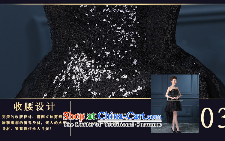 Summer 2015 new anointed chest code graphics thin short of marriages banquet dinner dress will preside over the Black XXXL Suzhou shipment picture, prices, brand platters! The elections are supplied in the national character of distribution, so action, buy now enjoy more preferential! As soon as possible.