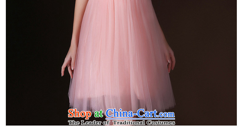 Toasting champagne bride services 2015 spring/summer short new stylish evening dress straps lace video thin sister skirt bridesmaid services Pink L picture, prices, brand platters! The elections are supplied in the national character of distribution, so action, buy now enjoy more preferential! As soon as possible.
