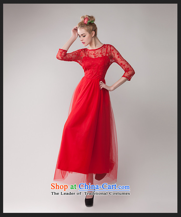 Hsbc Holdings plc Ming retro bride lace wedding dresses embroidered red petticoat large long skirt dress female red S picture, prices, brand platters! The elections are supplied in the national character of distribution, so action, buy now enjoy more preferential! As soon as possible.