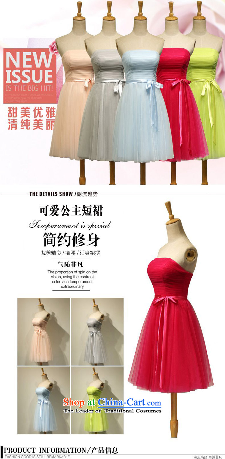 Bridesmaid summer short of serving the spring and summer of 2015, the new Marriage banquet evening dresses and sisters in Korean small dress skirt fruit graduated from green tailored customer service contact pictures, prices, brand platters! The elections are supplied in the national character of distribution, so action, buy now enjoy more preferential! As soon as possible.
