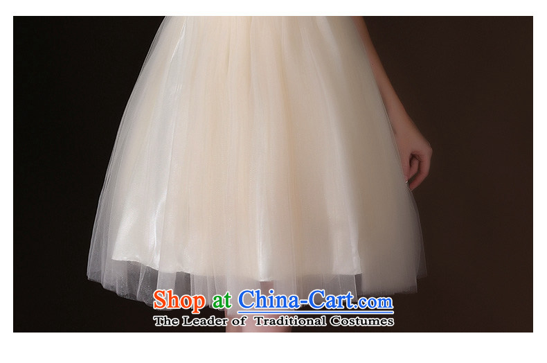 Toasting champagne bride services 2015 spring/summer short new stylish evening dress straps lace champagne sister skirt bridesmaid serving champagne color S picture, prices, brand platters! The elections are supplied in the national character of distribution, so action, buy now enjoy more preferential! As soon as possible.