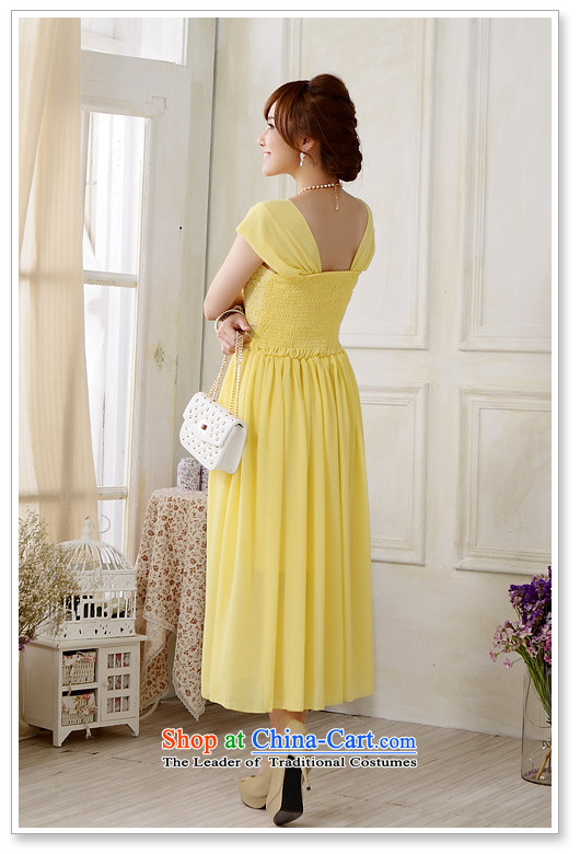 Jk2.yy 2015 sweet bridesmaid wedding dress lace nail pearl chiffon dresses larger long gown yellow XXL recommendations about 155 pictures, prices, brand platters! The elections are supplied in the national character of distribution, so action, buy now enjoy more preferential! As soon as possible.
