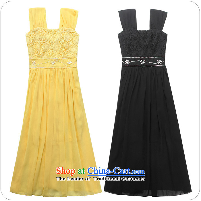 Jk2.yy 2015 sweet bridesmaid wedding dress lace nail pearl chiffon dresses larger long gown yellow XXL recommendations about 155 pictures, prices, brand platters! The elections are supplied in the national character of distribution, so action, buy now enjoy more preferential! As soon as possible.