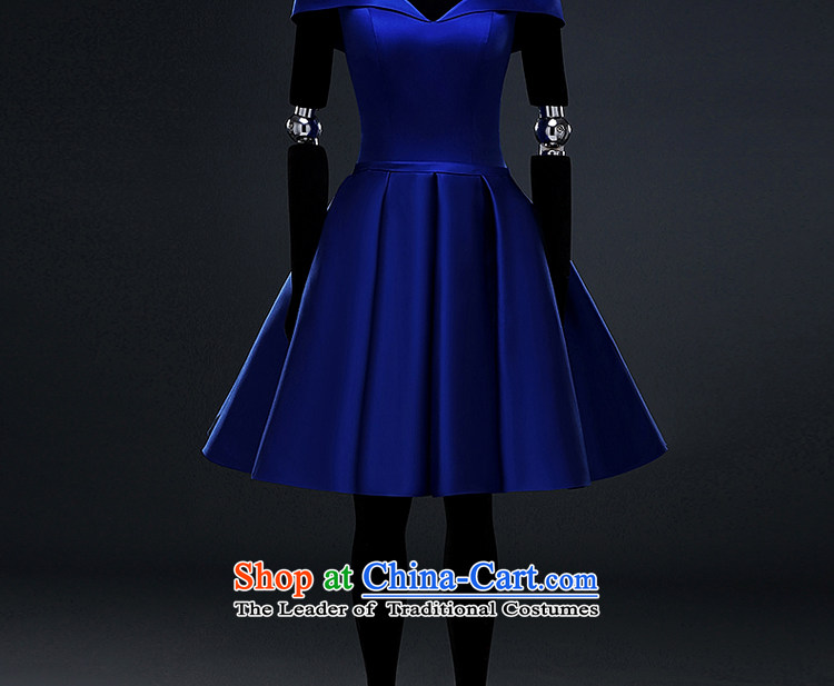 Hillo Lisa (XILUOSHA) Bride dress satin dress in the summer of 2015, New royal blue banquet service marriage dress followed a shoulder Blue M field picture, prices, brand platters! The elections are supplied in the national character of distribution, so action, buy now enjoy more preferential! As soon as possible.