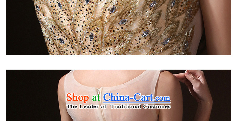 According to Lin Sha bridal dresses and stylish bridesmaid serving evening dresses champagne color Korean small dining dress spring long 2015 new champagne color XL Photo, prices, brand platters! The elections are supplied in the national character of distribution, so action, buy now enjoy more preferential! As soon as possible.