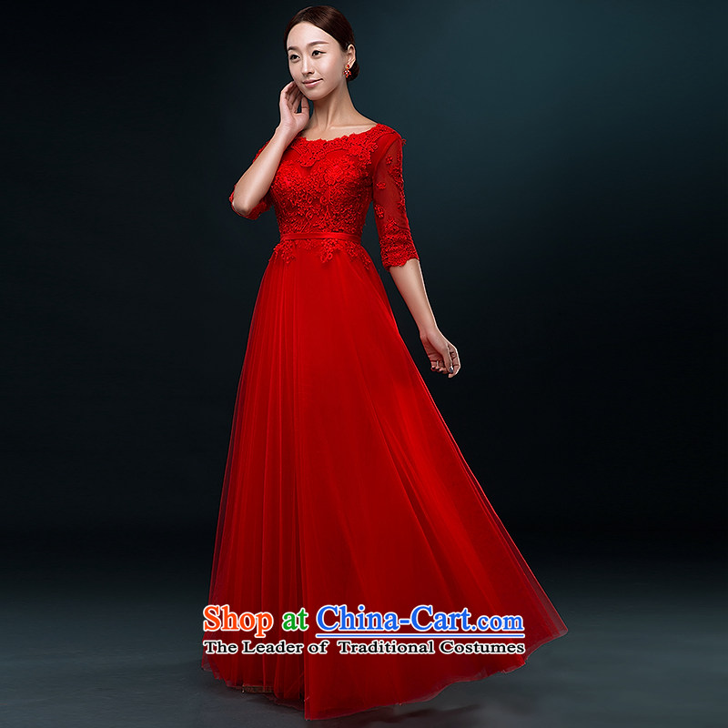 Hillo Lisa (XILUOSHA) Bride dress long lace in cuff marriage bows service banquet dress stylish 2015 New Xia Xue cyanosis , L HILLO Lisa (XILUOSHA) , , , shopping on the Internet