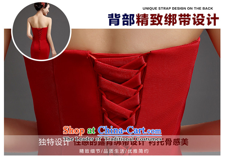 The new 2015 International Friendship bride bows Long Chest wiped services crowsfoot dress moderator will dress red XXL picture, prices, brand platters! The elections are supplied in the national character of distribution, so action, buy now enjoy more preferential! As soon as possible.