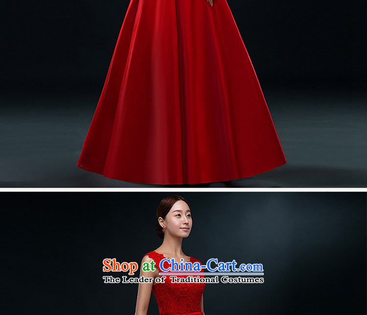 Hillo XILUOSHA Lisa (marriage) bows services long summer gown 2015 new bride lace bows dress female satin shoulders evening dresses red s picture, prices, brand platters! The elections are supplied in the national character of distribution, so action, buy now enjoy more preferential! As soon as possible.