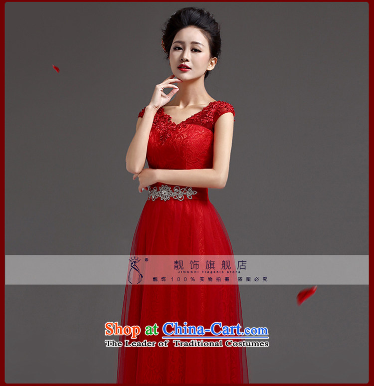 The new 2015 International Friendship wedding dresses red long marriages lace shoulders evening dresses bows services red , prices, picture XL brand platters! The elections are supplied in the national character of distribution, so action, buy now enjoy more preferential! As soon as possible.