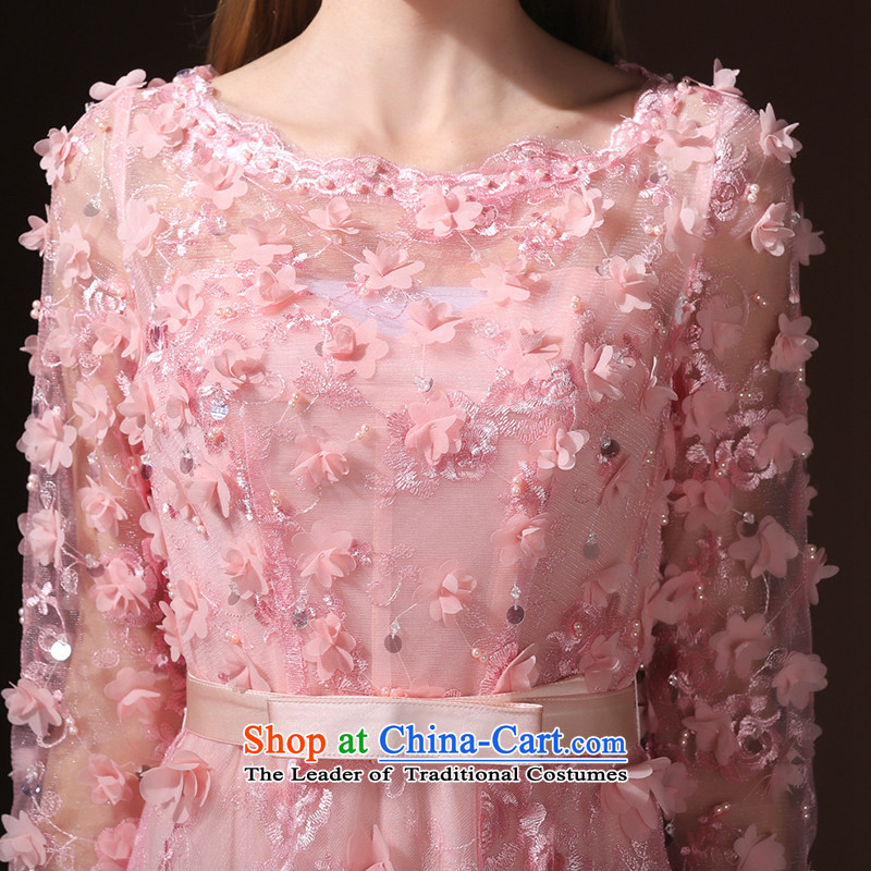 According to Lin Sha wedding dresses 2015 new long-sleeved stylish Korean marriages bows banquet long evening dress skirt pink tailored customer service, in accordance with the Advisory Lin Sha , , , shopping on the Internet