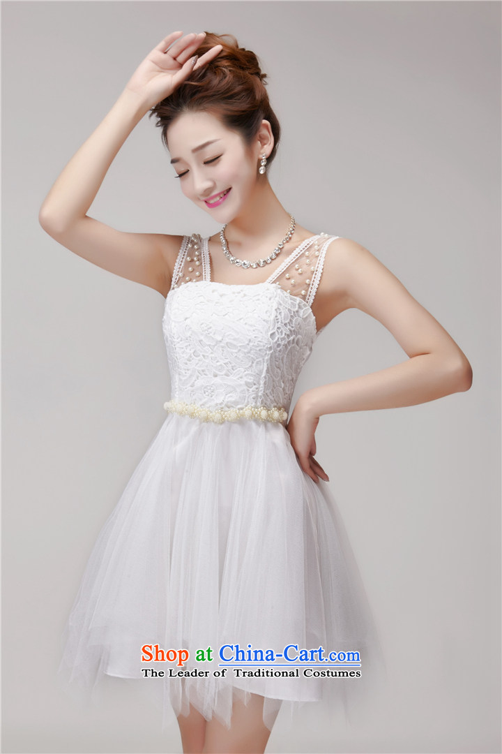 In accordance with the pure 2015 Connie snow summer lace hook spent manually staple Pearl Princess bon bon skirt elastic waist nets dresses dress bridesmaid dress 983 white L picture, prices, brand platters! The elections are supplied in the national character of distribution, so action, buy now enjoy more preferential! As soon as possible.