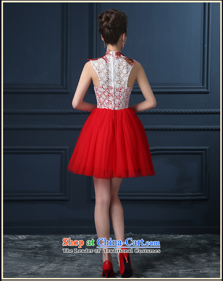 The bride services 2015 Summer bows new Korean shoulders large graphics thin red banquet hosted will dress RED M Suzhou shipment picture, prices, brand platters! The elections are supplied in the national character of distribution, so action, buy now enjoy more preferential! As soon as possible.