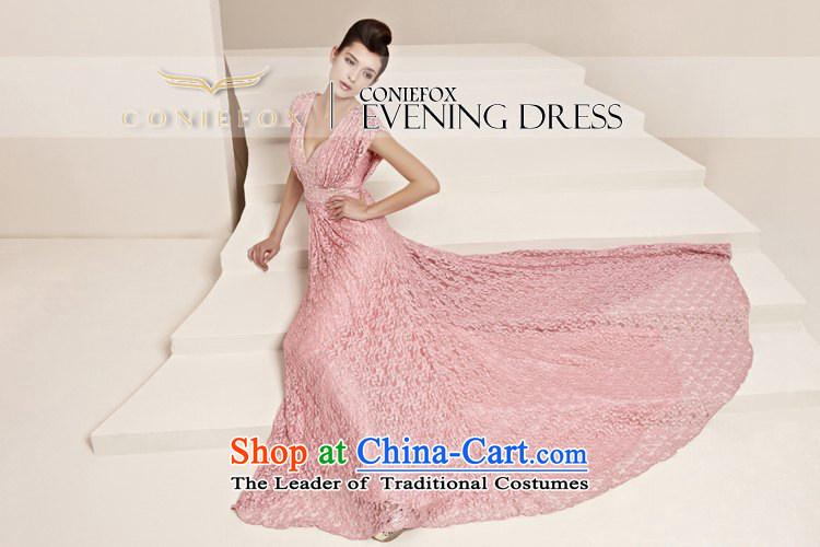 Creative Fox evening dresses 2015 NEW V Video thin evening dresses pink bride wedding dress banquet bows dress bridesmaid dress photo color L Photo 30123, prices, brand platters! The elections are supplied in the national character of distribution, so action, buy now enjoy more preferential! As soon as possible.