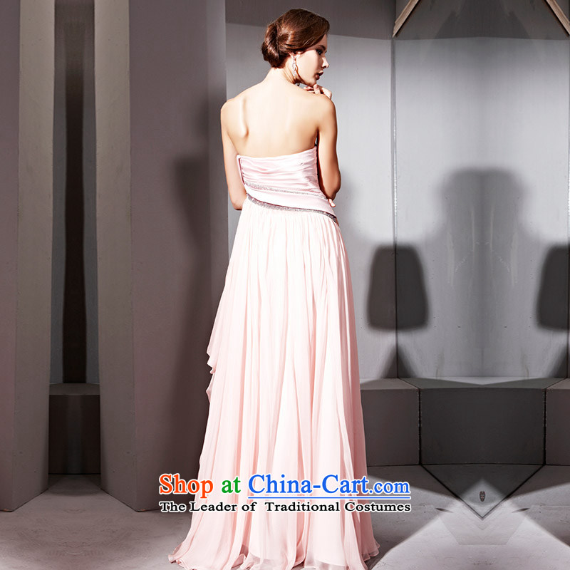 Creative Fox evening dresses pink dresses Top Loin wrapped chest ironing drill length of Sau San dress skirt banquet services under the auspices of the annual bows dress 81110 pink , L, creative Fox (coniefox) , , , shopping on the Internet