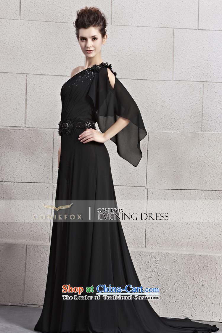 Creative Fox evening dresses 2015 new elegant parquet drill shoulder evening dresses black graphics thin dress banquet bows services tail dress skirt 30032 picture color pictures, prices, S brand platters! The elections are supplied in the national character of distribution, so action, buy now enjoy more preferential! As soon as possible.