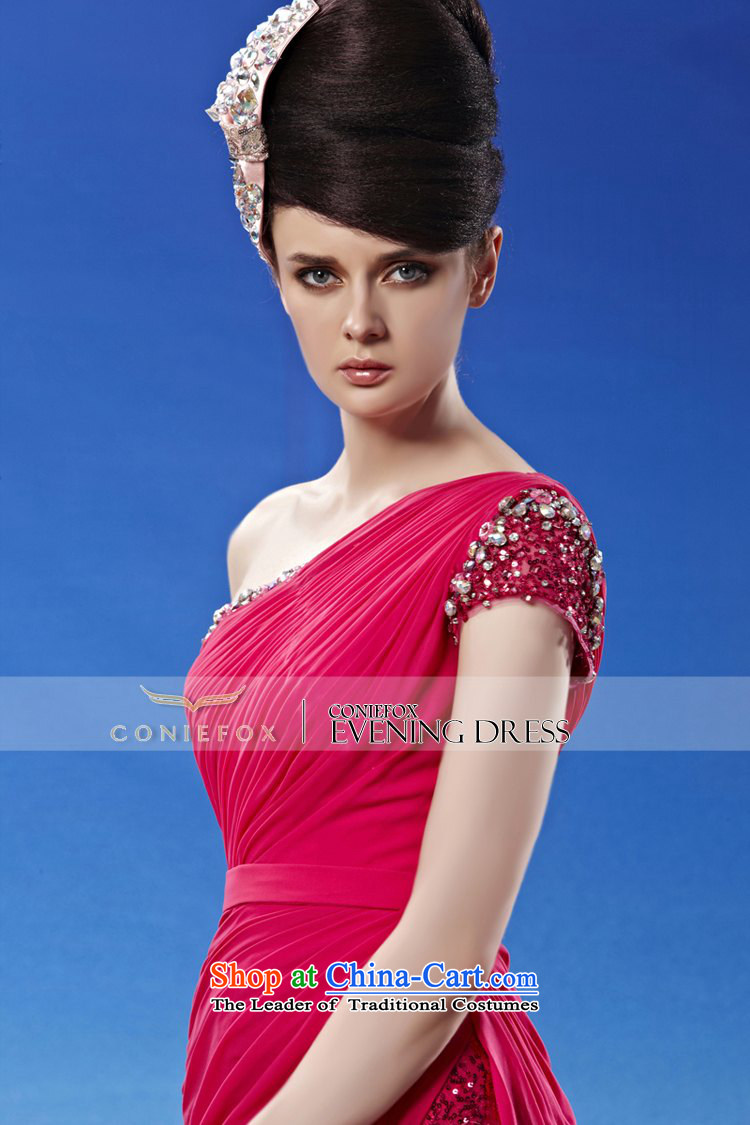 Creative Fox evening dresses 2015 new bride wedding dress banquet evening drink service then shoulder length of video thin evening dress uniform color pictures courtesy 81289 S picture, prices, brand platters! The elections are supplied in the national character of distribution, so action, buy now enjoy more preferential! As soon as possible.