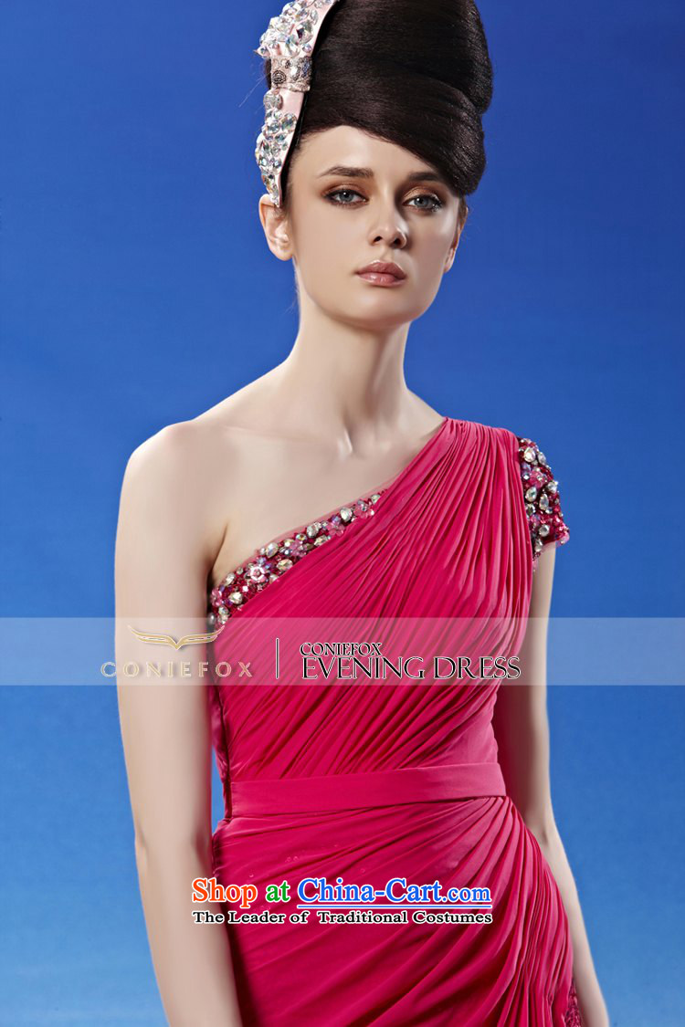Creative Fox evening dresses 2015 new bride wedding dress banquet evening drink service then shoulder length of video thin evening dress uniform color pictures courtesy 81289 S picture, prices, brand platters! The elections are supplied in the national character of distribution, so action, buy now enjoy more preferential! As soon as possible.