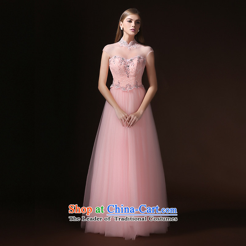 In accordance with the prescribed graduated from Elizabeth KWAN wedding-dress female 2015 Marriage long summer evening dresses bride services wedding dress bows bridesmaid services Pink S, according to Lin Sha , , , shopping on the Internet