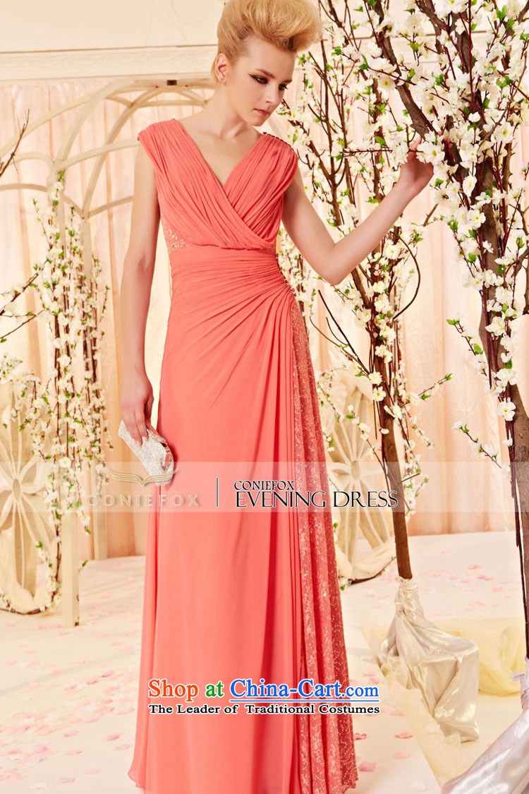 Creative Fox evening dresses 2015 new creases V-Neck evening dress lace on chip dress marriage bows dress long bridesmaid dress 30280 color pictures, pictures S Price, brand platters! The elections are supplied in the national character of distribution, so action, buy now enjoy more preferential! As soon as possible.