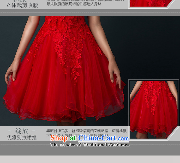 Hillo XILUOSHA) bridal dresses Lisa (short) Wedding Services Winter 2015 bows new marriage small red dress female lace evening dress skirt RED M picture, prices, brand platters! The elections are supplied in the national character of distribution, so action, buy now enjoy more preferential! As soon as possible.