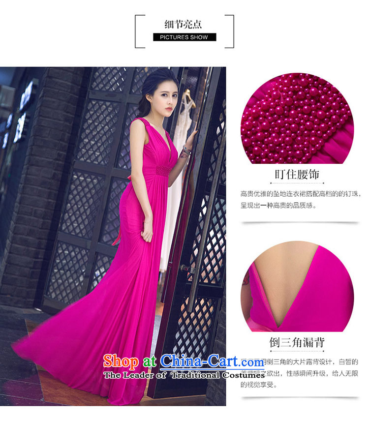 Love of the overcharged Korean deep V-neck in a new summer 2015 Field shoulder solid color dinner dress dresses marriages bows bridesmaid services by serving red XL Photo, prices, brand platters! The elections are supplied in the national character of distribution, so action, buy now enjoy more preferential! As soon as possible.