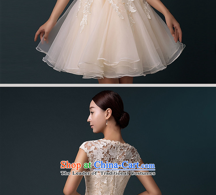 Hillo XILUOSHA) Lisa (bride bows services evening dresses 2015 new summer short stylish wedding dress betrothal bridesmaid to skirt champagne color champagne color s picture, prices, brand platters! The elections are supplied in the national character of distribution, so action, buy now enjoy more preferential! As soon as possible.