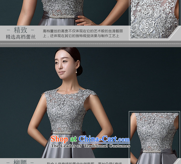 Hillo Lisa (XILUOSHA) banquet dress short skirt evening dress 2015 new summer short of evening drink service stylish lace small silver satin dress XL Photo, prices, brand platters! The elections are supplied in the national character of distribution, so action, buy now enjoy more preferential! As soon as possible.