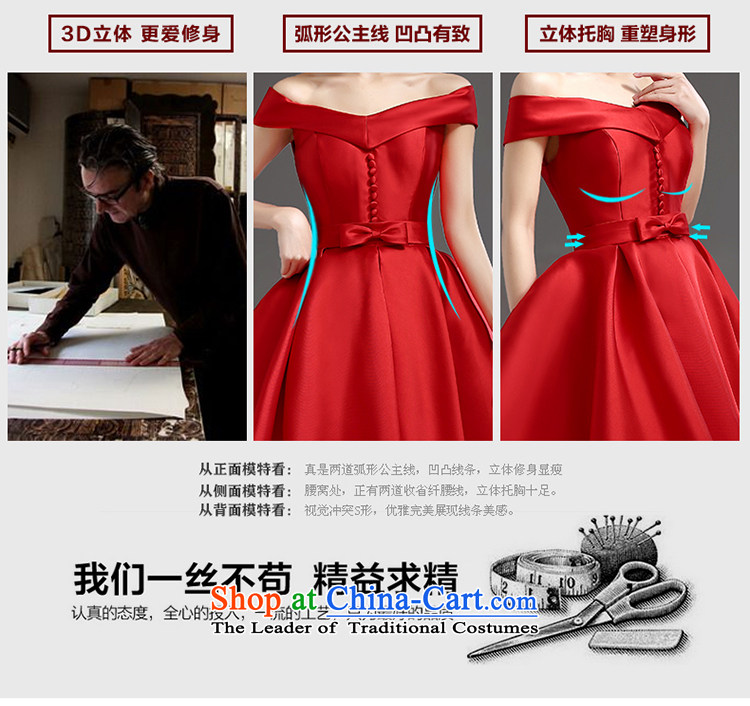 In the early 2015 new definition of the word shoulder bride wedding dress uniform high short of bows banquet dress bridesmaid dress dark green M picture, prices, brand platters! The elections are supplied in the national character of distribution, so action, buy now enjoy more preferential! As soon as possible.