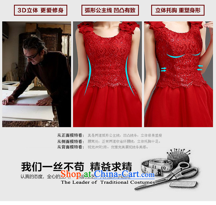 In the early 2015 new man bridesmaid short of small dress skirt bride evening dress shoulders short, lace princess skirt red S picture, prices, brand platters! The elections are supplied in the national character of distribution, so action, buy now enjoy more preferential! As soon as possible.