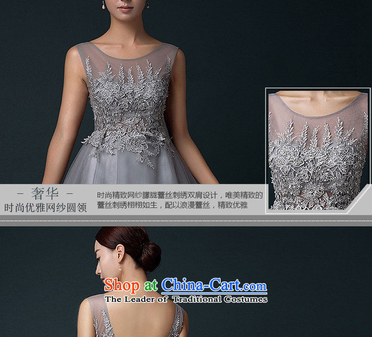 Hillo XILUOSHA) Lisa (summer evening dresses 2015 new long moderator dress dresses summer aristocratic banquet evening dress, stylish silver gray XL Photo, prices, brand platters! The elections are supplied in the national character of distribution, so action, buy now enjoy more preferential! As soon as possible.