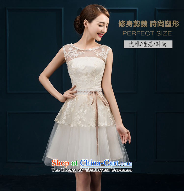 Bridesmaid services during the summer New Service Bridal bows 2015 wedding dress short of the betrothal of girls spring evening dress shoulder White XXL picture, prices, brand platters! The elections are supplied in the national character of distribution, so action, buy now enjoy more preferential! As soon as possible.