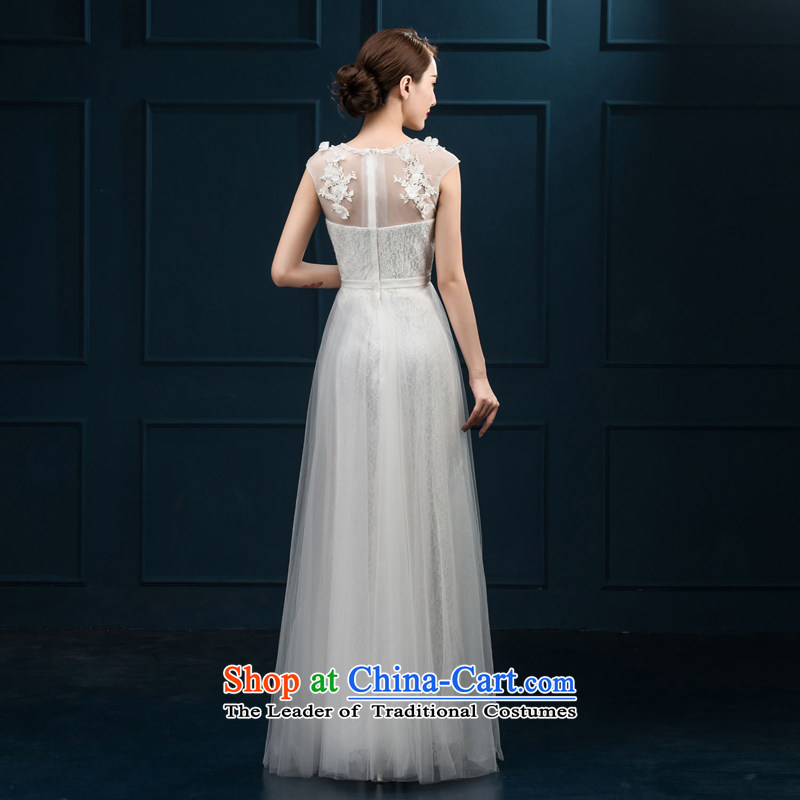 Banquet dinner dress 2015 new bride bows Services Mr Ronald moderator dress a shoulder evening dresses field long white XXL, female to tone (dayinni ni) , , , shopping on the Internet